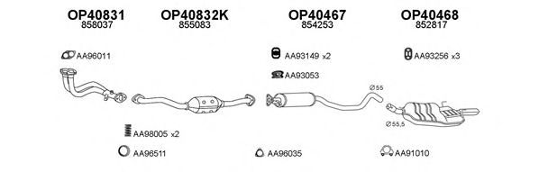 Система выпуска ОГ VENEPORTE 400436