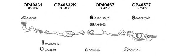 Система выпуска ОГ VENEPORTE 400437