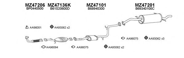 Система выпуска ОГ VENEPORTE 470021