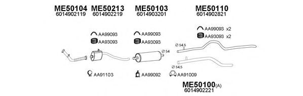 Система выпуска ОГ VENEPORTE 500185