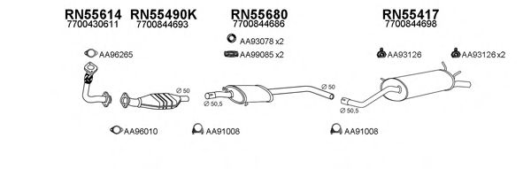 Система выпуска ОГ VENEPORTE 550164