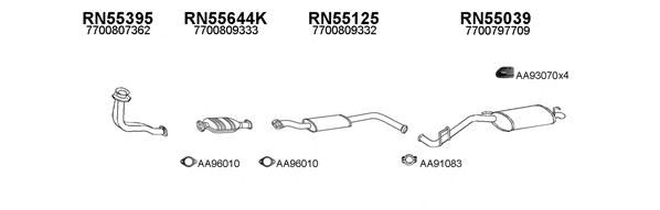 Система выпуска ОГ VENEPORTE 550339