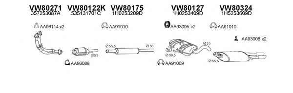 Система выпуска ОГ VENEPORTE 800231