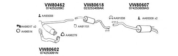 Система выпуска ОГ VENEPORTE 800350