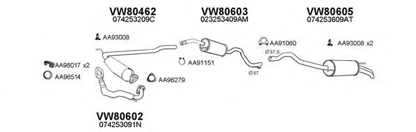 Система выпуска ОГ VENEPORTE 800352
