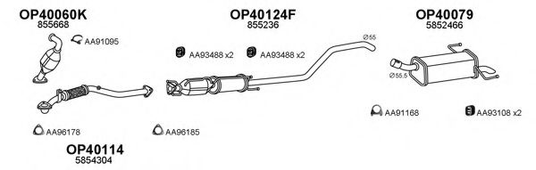 Система выпуска ОГ VENEPORTE 400549