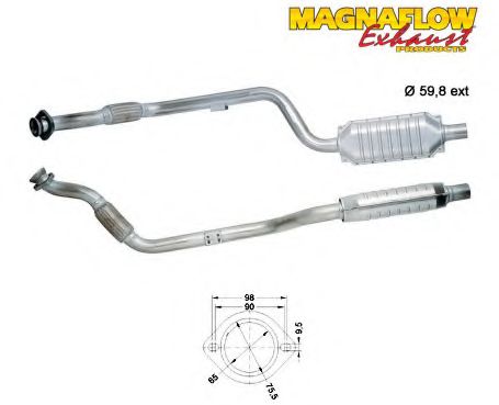 Катализатор MAGNAFLOW 85048D