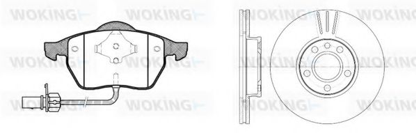 Комплект тормозов, дисковый тормозной механизм BENDIX DP85048