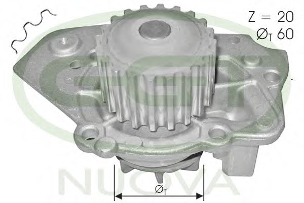 Водяной насос GGT PA10116