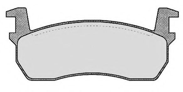 Комплект тормозных колодок, дисковый тормоз RAICAM 20957