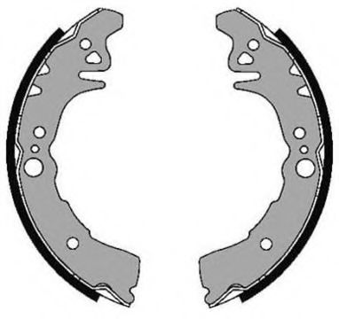 Комплект тормозных колодок VALEO 574002