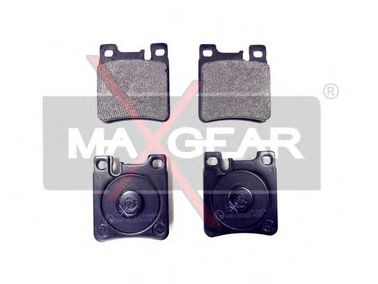 Комплект тормозных колодок, дисковый тормоз MAXGEAR 19-0404