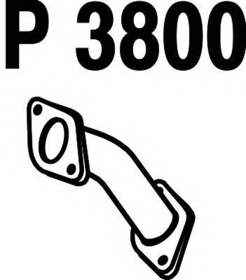 Труба выхлопного газа FENNO P3800