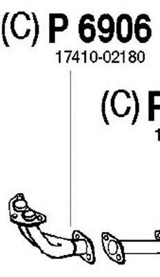 Труба выхлопного газа FENNO P6906