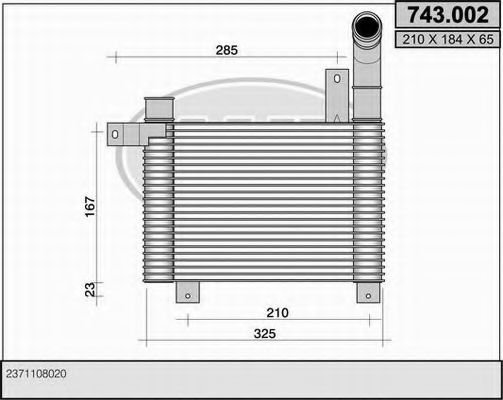 Интеркулер AHE 743.002