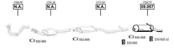 Система выпуска ОГ ASMET CI092700