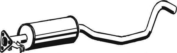 Средний глушитель выхлопных газов ASMET 05.064