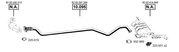 Система выпуска ОГ ASMET RE102020