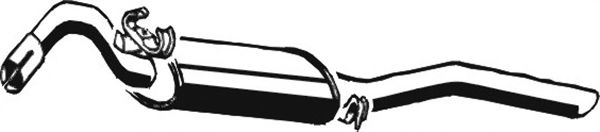 Глушитель выхлопных газов конечный ASMET 03.057