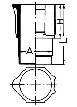 Гильза цилиндра KOLBENSCHMIDT 89309110