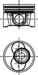 Поршень KOLBENSCHMIDT 99832600