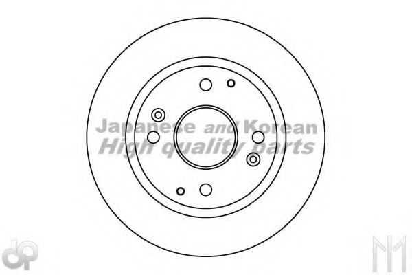 Тормозной диск ASHUKI 0993-0204