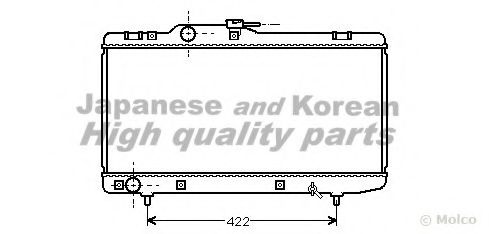 Радиатор, охлаждение двигателя ASHUKI T550-10