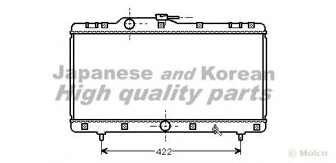Радиатор, охлаждение двигателя ASHUKI T550-25