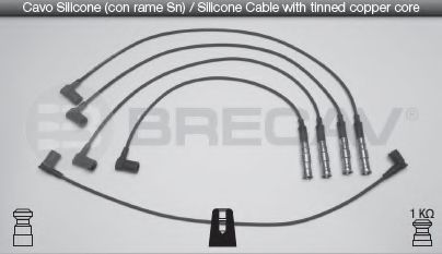 Комплект проводов зажигания BRECAV 08519