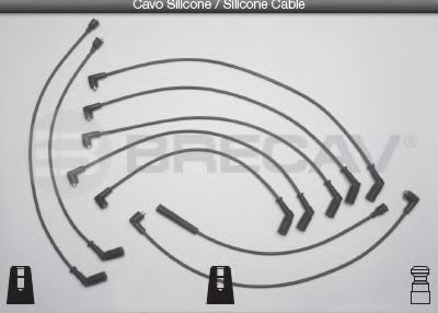 Комплект проводов зажигания BRECAV 22514