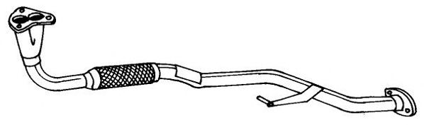 Труба выхлопного газа WALKER 04610