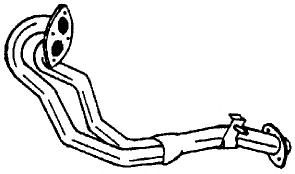 Труба выхлопного газа MTS 12110