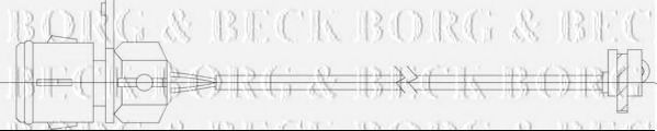 Сигнализатор, износ тормозных колодок BORG & BECK BWL3120