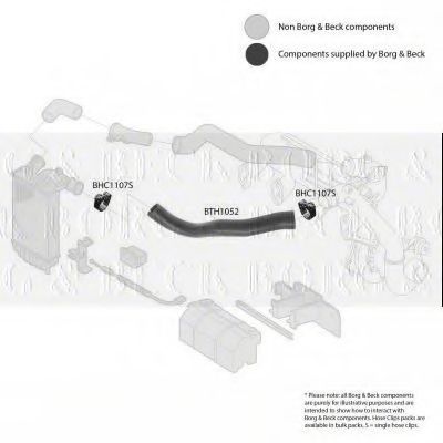 Трубка нагнетаемого воздуха KAGER 751