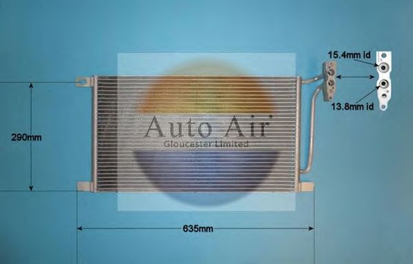 Конденсатор, кондиционер AUTO AIR GLOUCESTER 16-9685