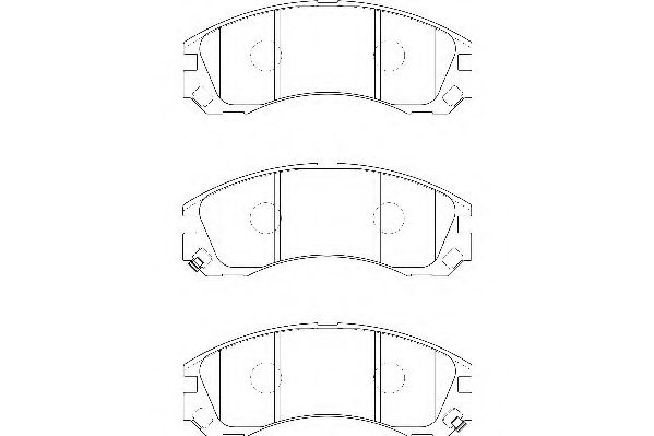 Комплект тормозных колодок, дисковый тормоз WAGNER WBP21363B