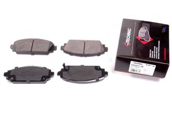 Комплект тормозных колодок, дисковый тормоз PROTECHNIC PRP0677-3M