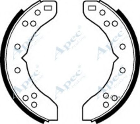 Тормозные колодки APEC braking SHU250