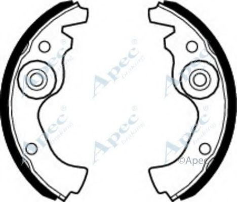 Тормозные колодки APEC braking SHU43
