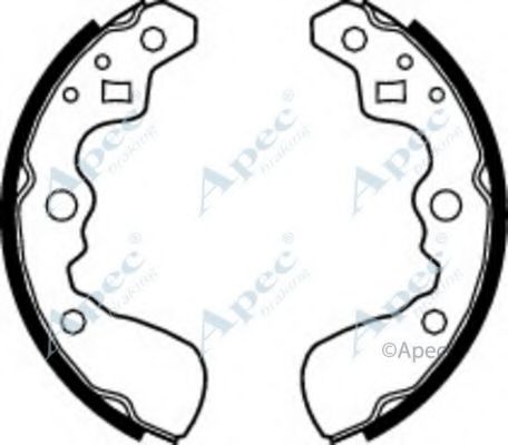 Тормозные колодки APEC braking SHU515
