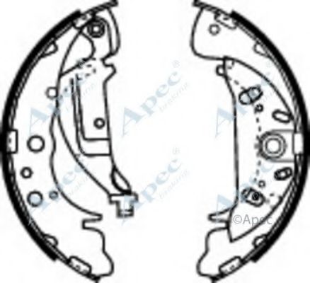 Тормозные колодки APEC braking SHU644