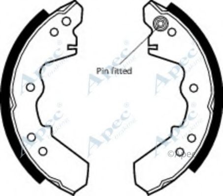 Тормозные колодки APEC braking SHU396