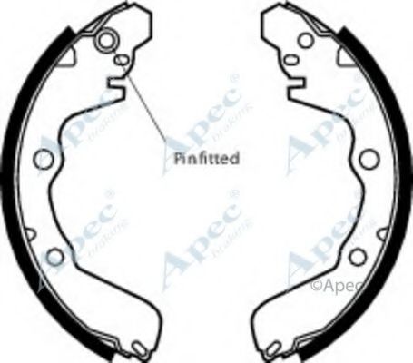 Тормозные колодки APEC braking SHU545