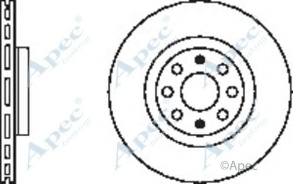 Тормозной диск APEC braking DSK2399