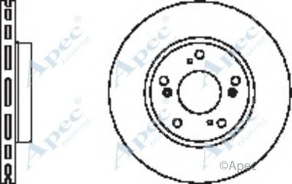 Тормозной диск APEC braking DSK2432