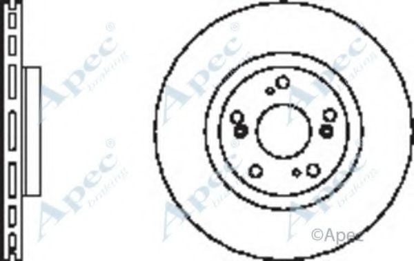 Тормозной диск APEC braking DSK2463