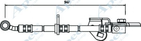 Тормозной шланг PAGID 71029