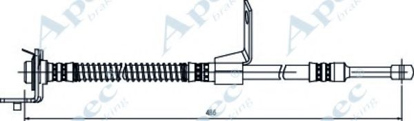 Тормозной шланг APEC braking HOS4139