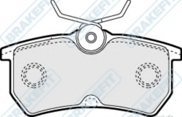 Комплект тормозных колодок, дисковый тормоз APEC braking PD3040