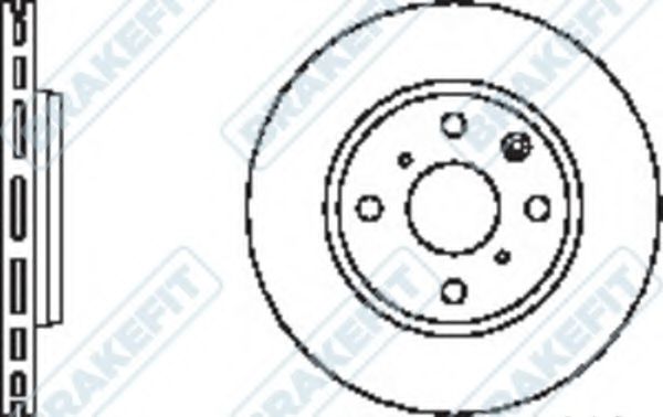 Тормозной диск APEC braking DK6101